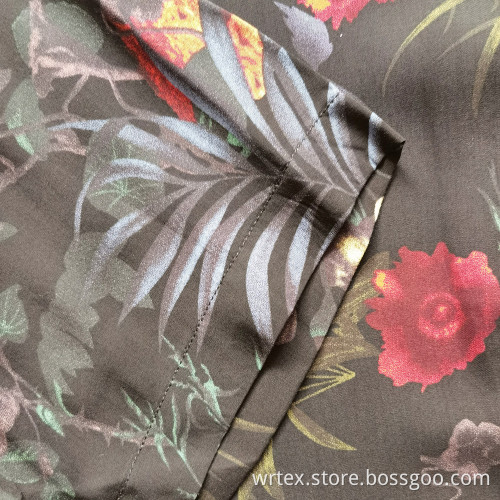 Men's Short-sleeve Shirt Summer Dyed Printed Shirts